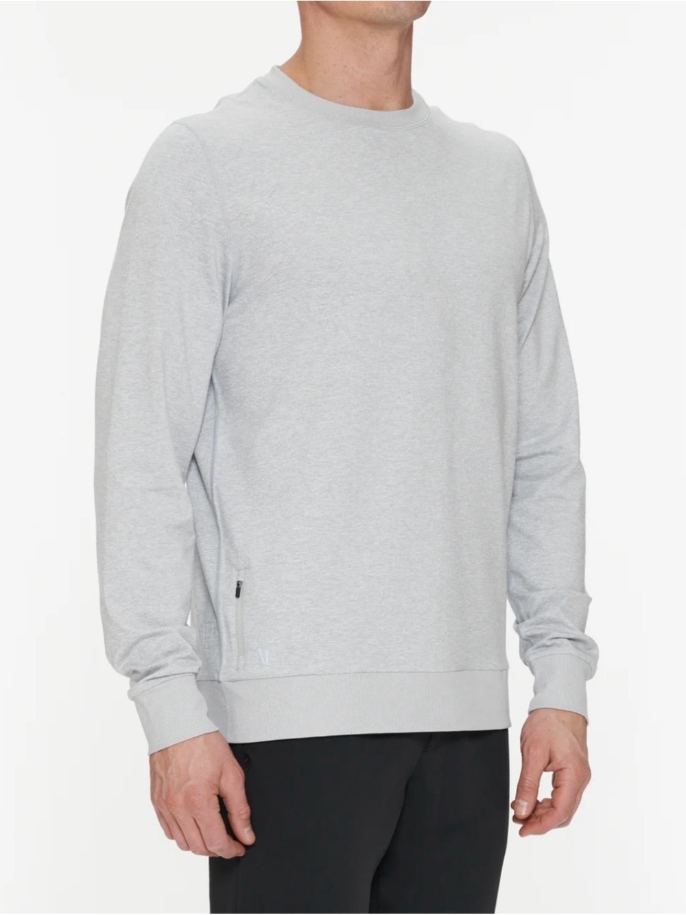 Men’s Vuori Ponto Men's Crewneck - Light Gray
